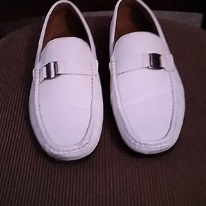 White Slip-on Loafers